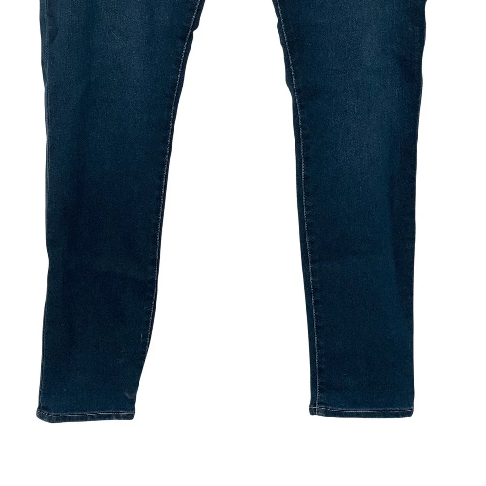 Kut From The Kloth Womens Mia Toothpick Skinny Jeans High Rise Dark Wash Size 14